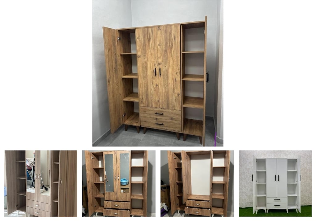 4 kapaklı elbise dolabı rojanxqqkl - 2