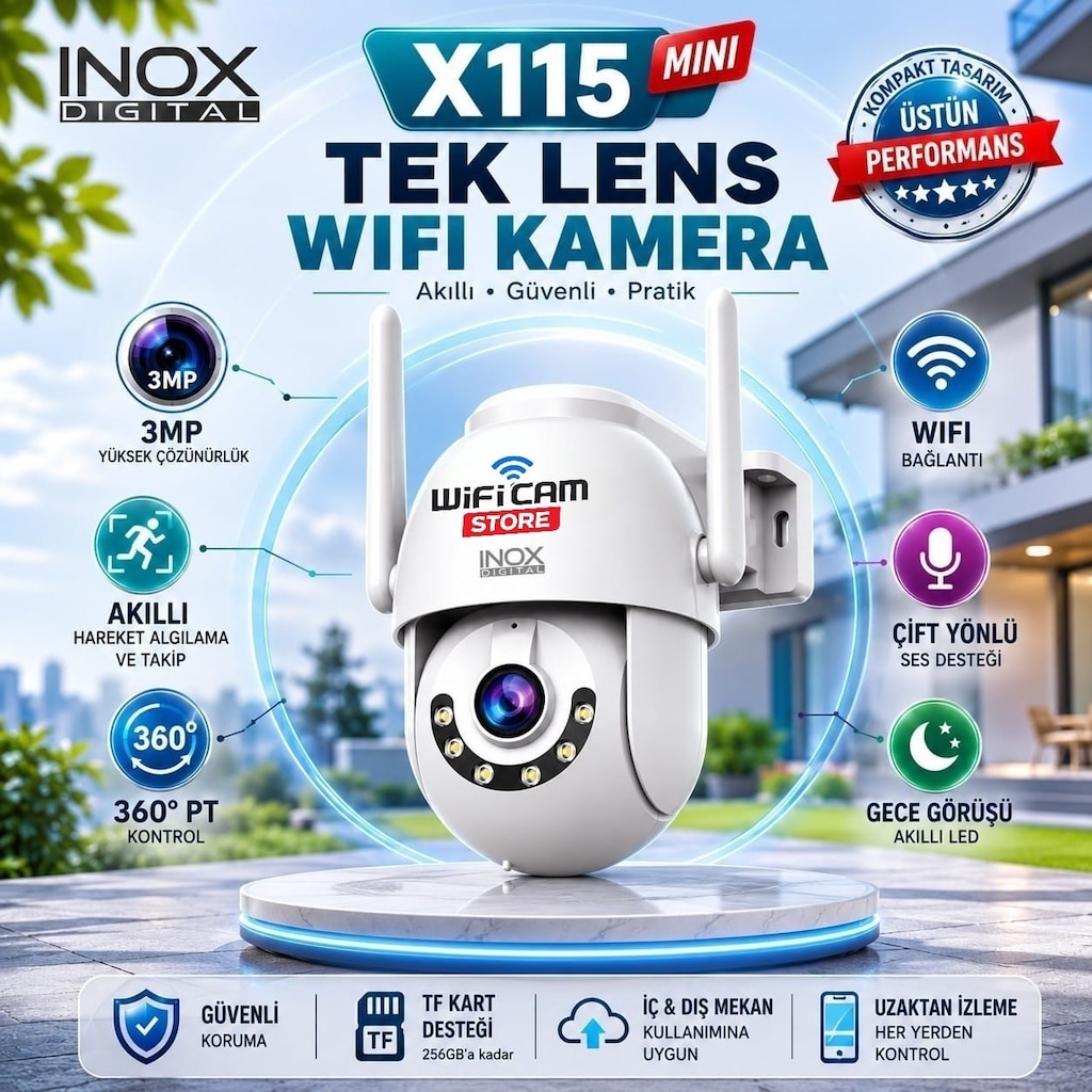 Mini Wifi Güvenlik Kamerası - 4