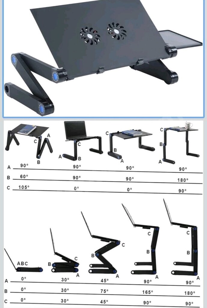 Soğutuculu Ayarlanabilir Laptop Standı ip1 - 8