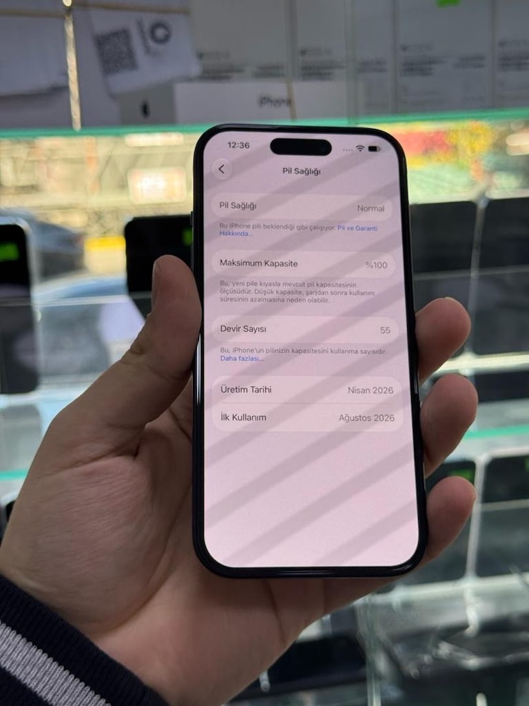 23 AY APPLE TR GARANTİLİ İPHONE 15 PİL 100 - 2