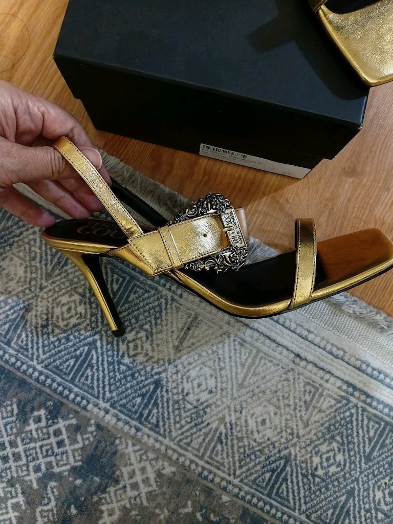 versace topuklu ayakkabı - 2