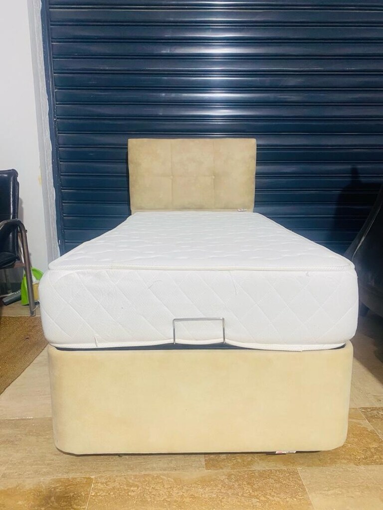 Tek kişilik baza başlık yatak 90/190 ölçüsü - 6