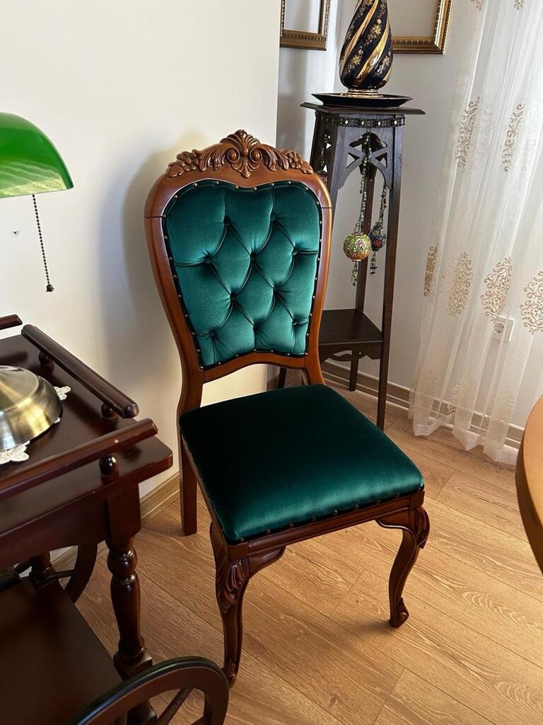 El oyması Vintage sandalye - 4