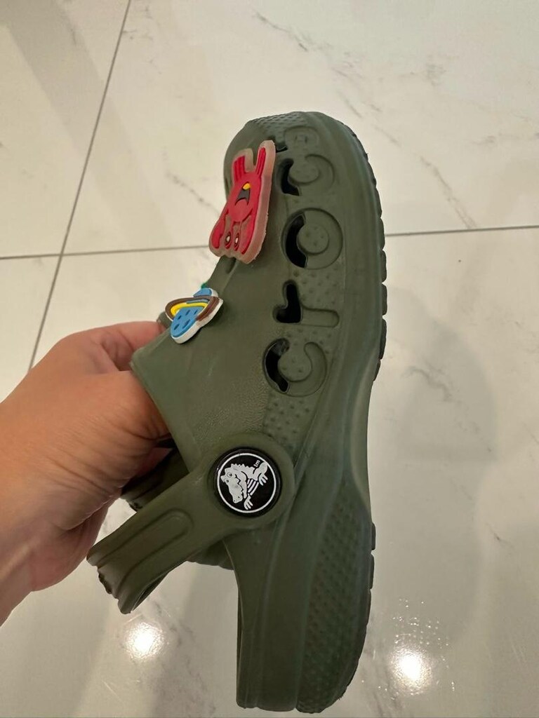 Crocs Çocuk Terliği - Haki - 27/28 Numara - 4