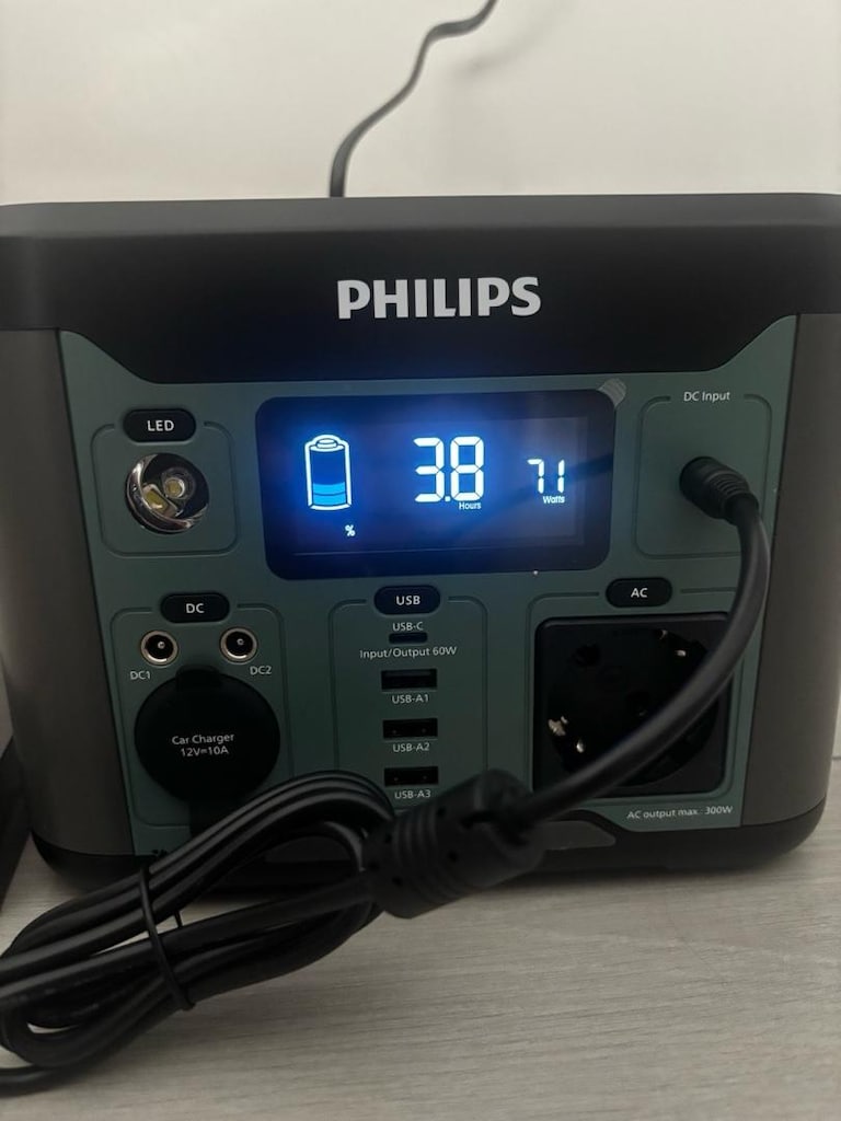 PHILIPS DLP8091CB AC/DC çıkışlı, Taşınabilir 300W Şarj İstasyonu - 2