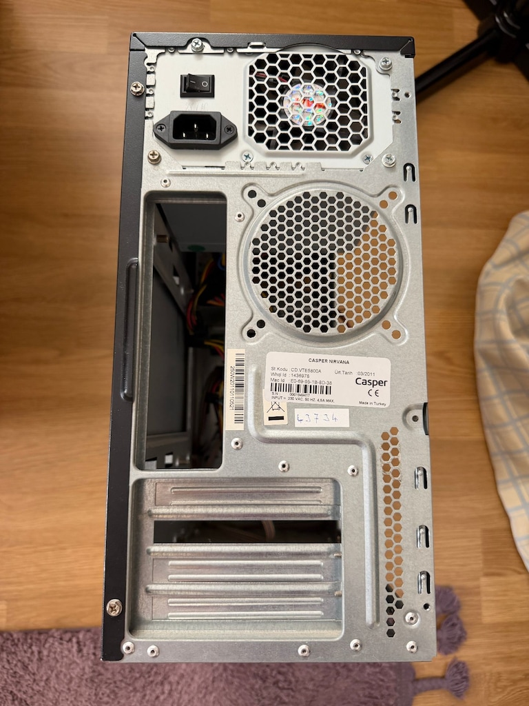 Casper 250w PSU Güç Kaynaklı Boş Bilgisayar Kasası - 2