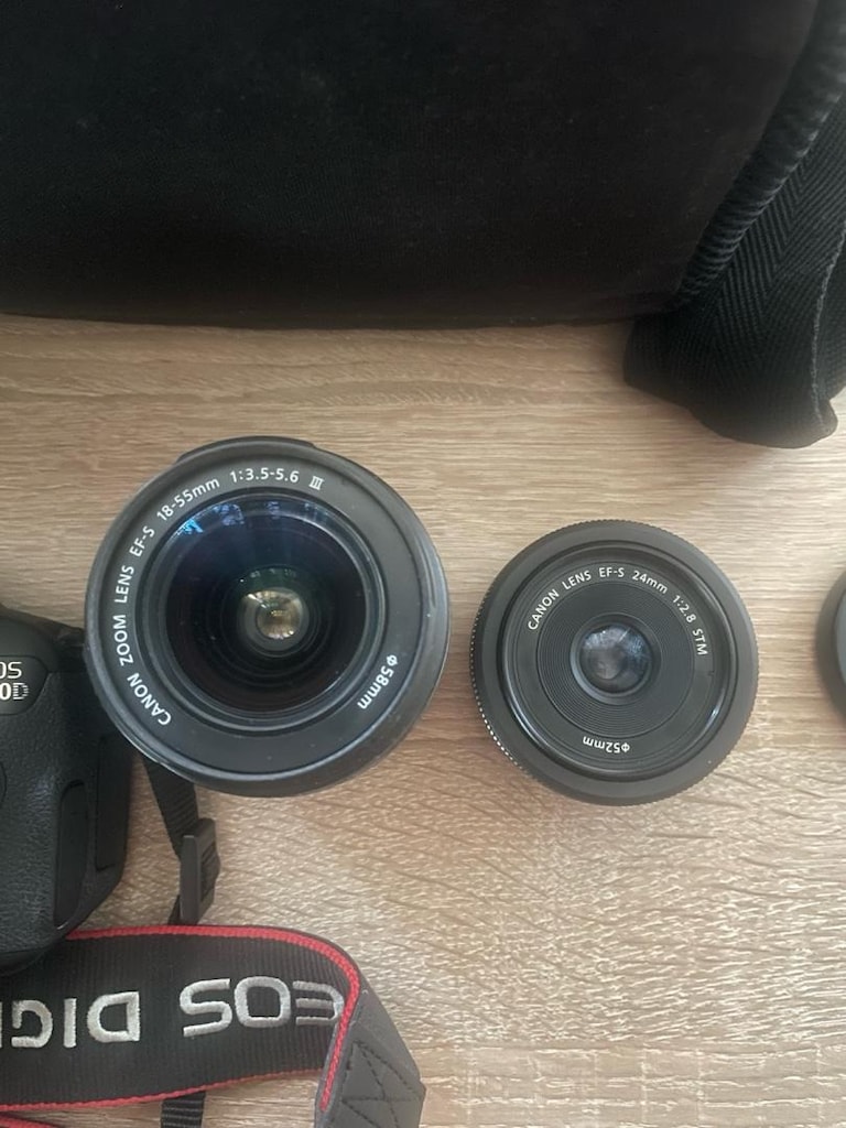 temiz Canon eos 650d +lensleri ve çanta seti full - 3