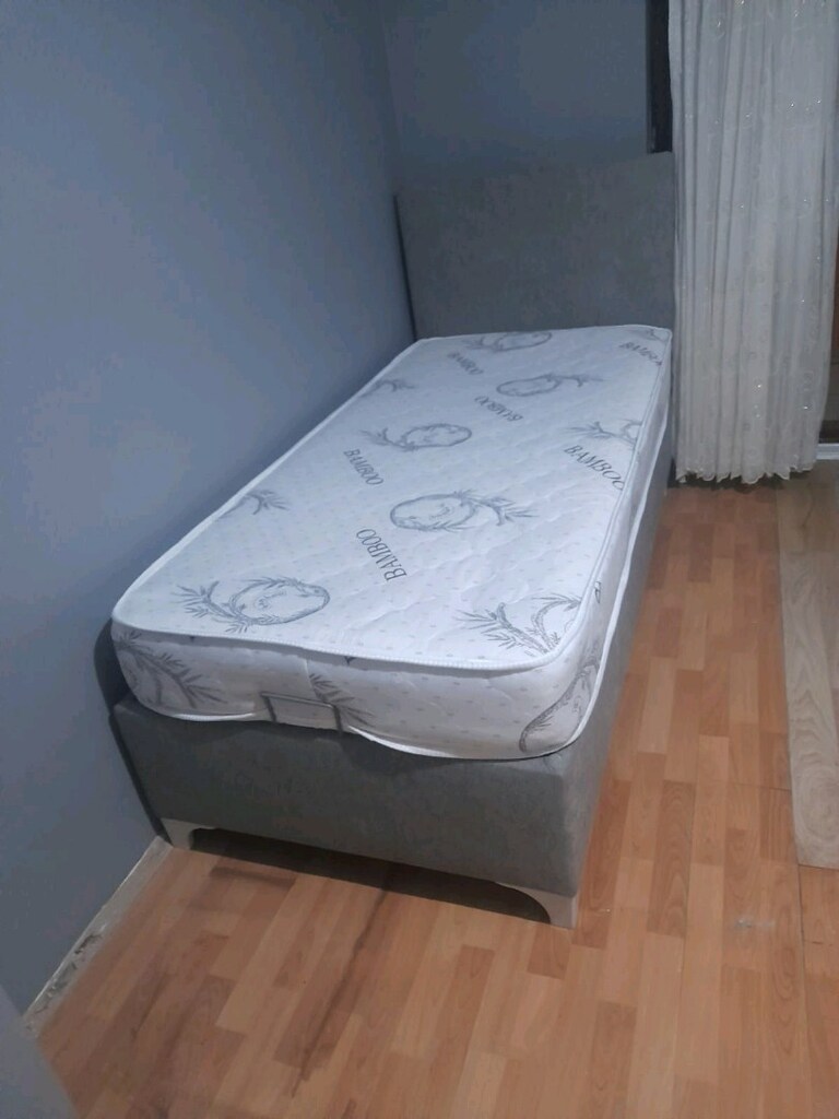 Tek kişilik baza başlık yatak - 4