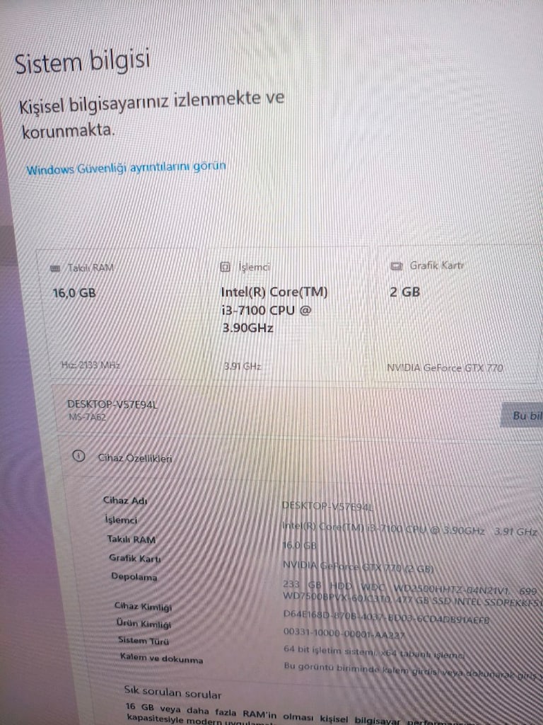 7. nesil oyuncu kasa - 7