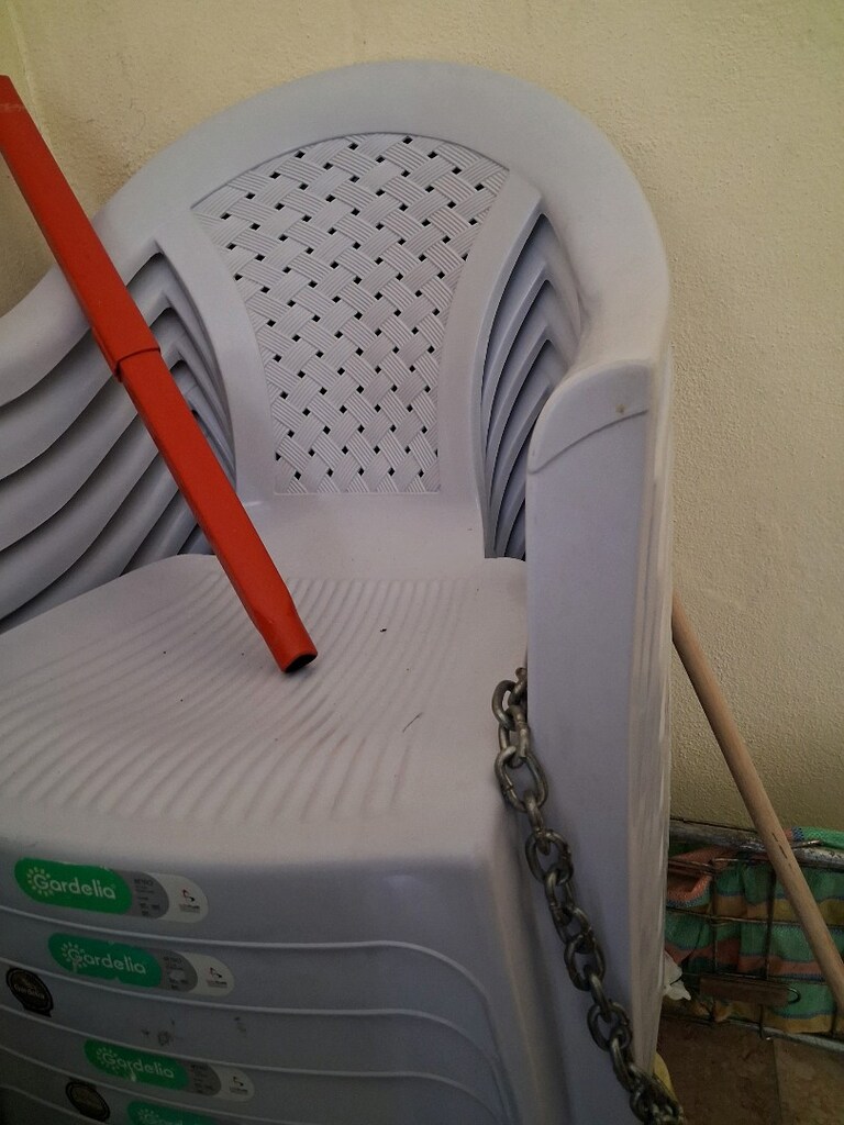 9 sandalye plastik sandalye bahçe balkon - 2