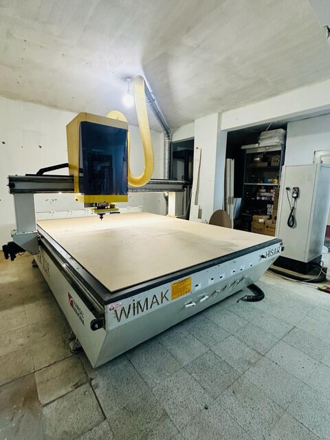 cnc router vakumlu takım değiştirmeli