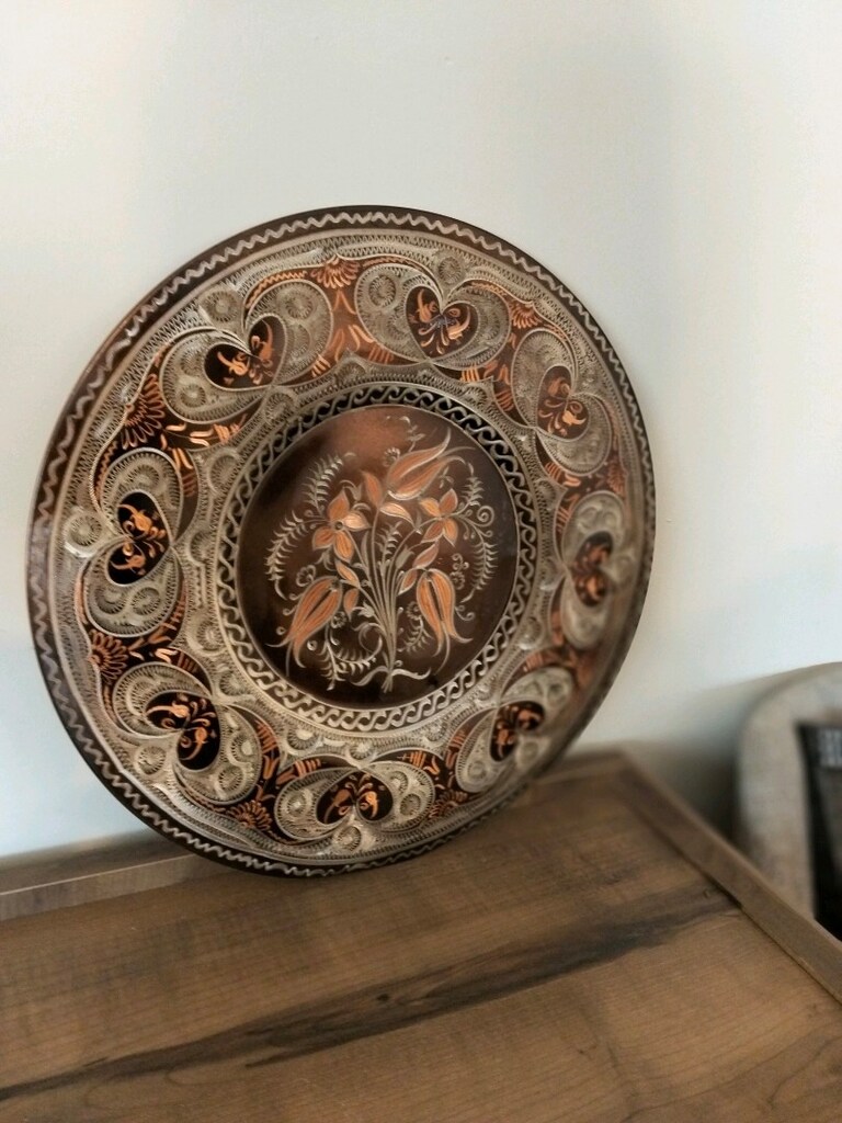 Bakır Duvar Tabağı - 3
