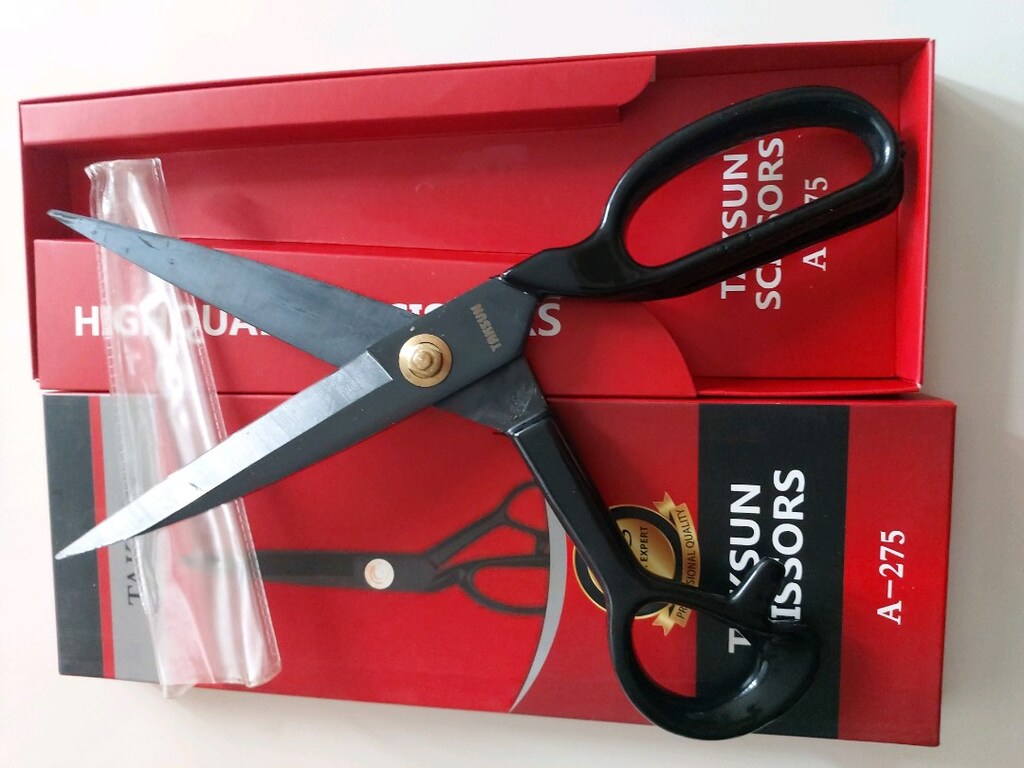 Taksun kumaş makası siyah metal - 2