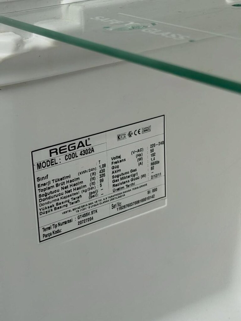 Regal COOL 4302A A+ Enerji Sınıfı Buzdolab - 8