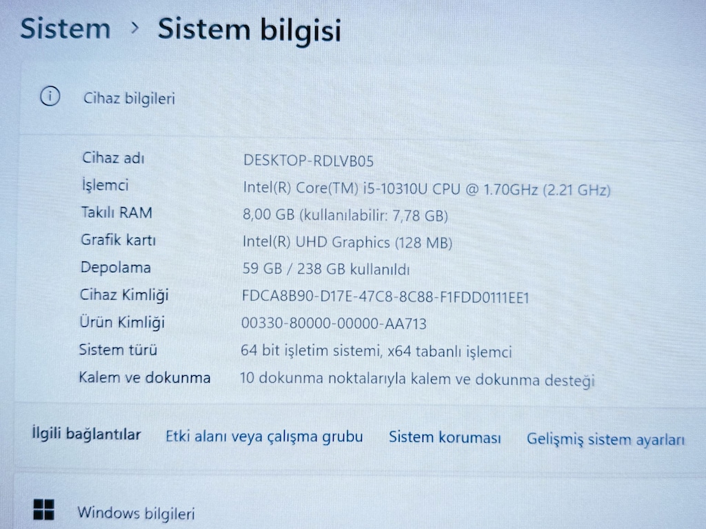 HP EliteBook x360 830 G7 Dokunmatik | i5 10.Nesil | Tablet Modlu - 11