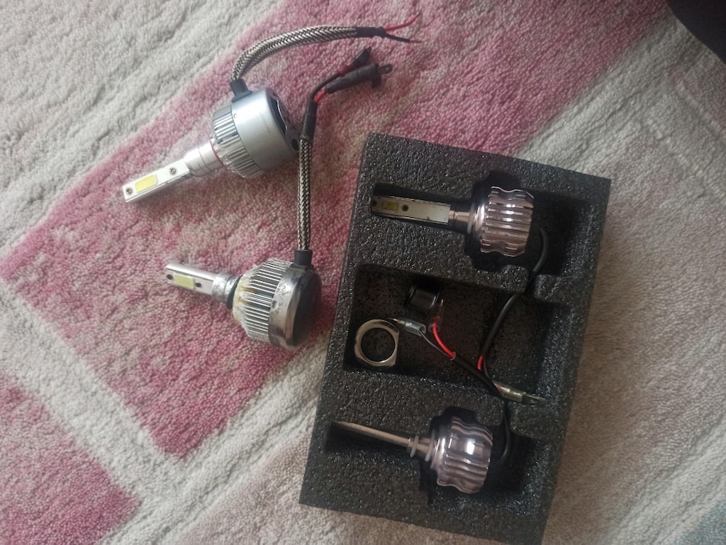 H1 şimşek etkili LED Xenon ampül tek adet - 2