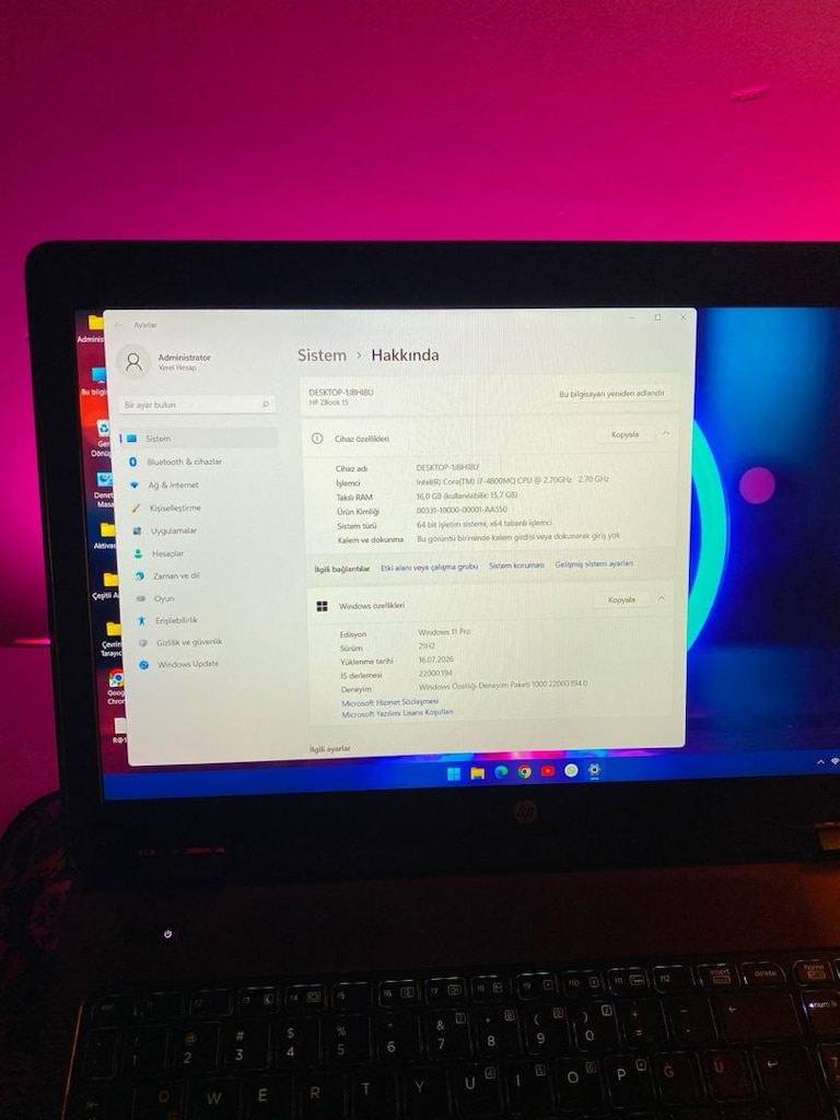 HP- İ7- ÇİZİM OYUN PROGRAM LAPTOP - 3