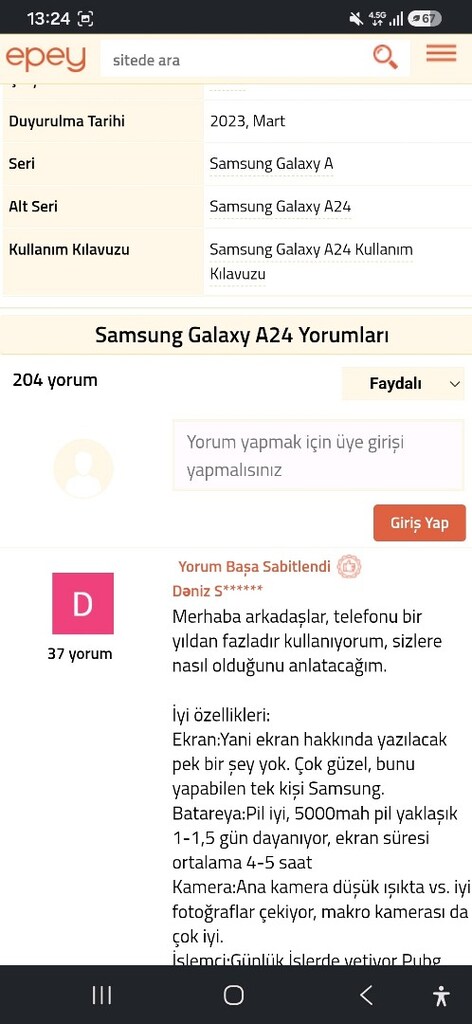 Samsung galaxy a24 telefon - 10
