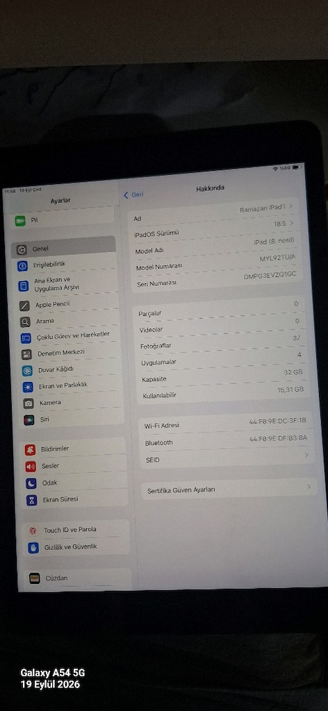 Apple ipad 8. nesil