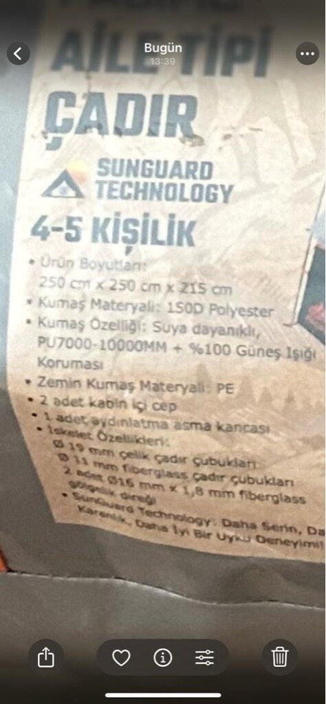 aile çadır 4-5 kişilik - 10