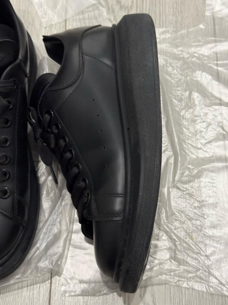 Siyah Deri Günlük Sneaker - 3