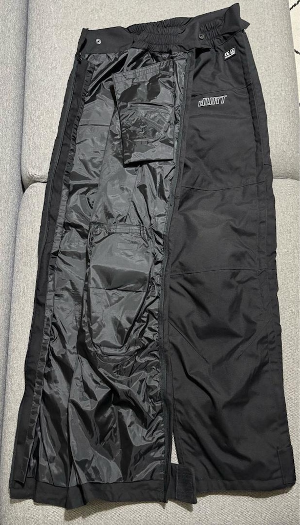 Durt Yandan Fermuarlı Korumalı Motosiklet Pantolonu - 3