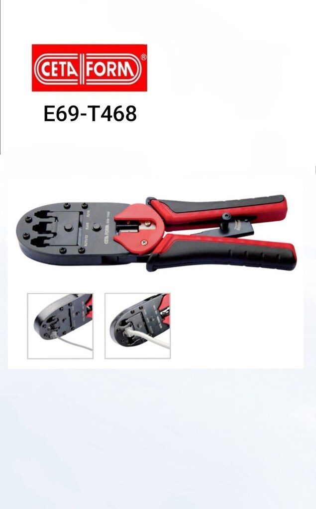 Ceta Form E69-T468 Telefon-Data Jack Sıkma Pensesi - 3