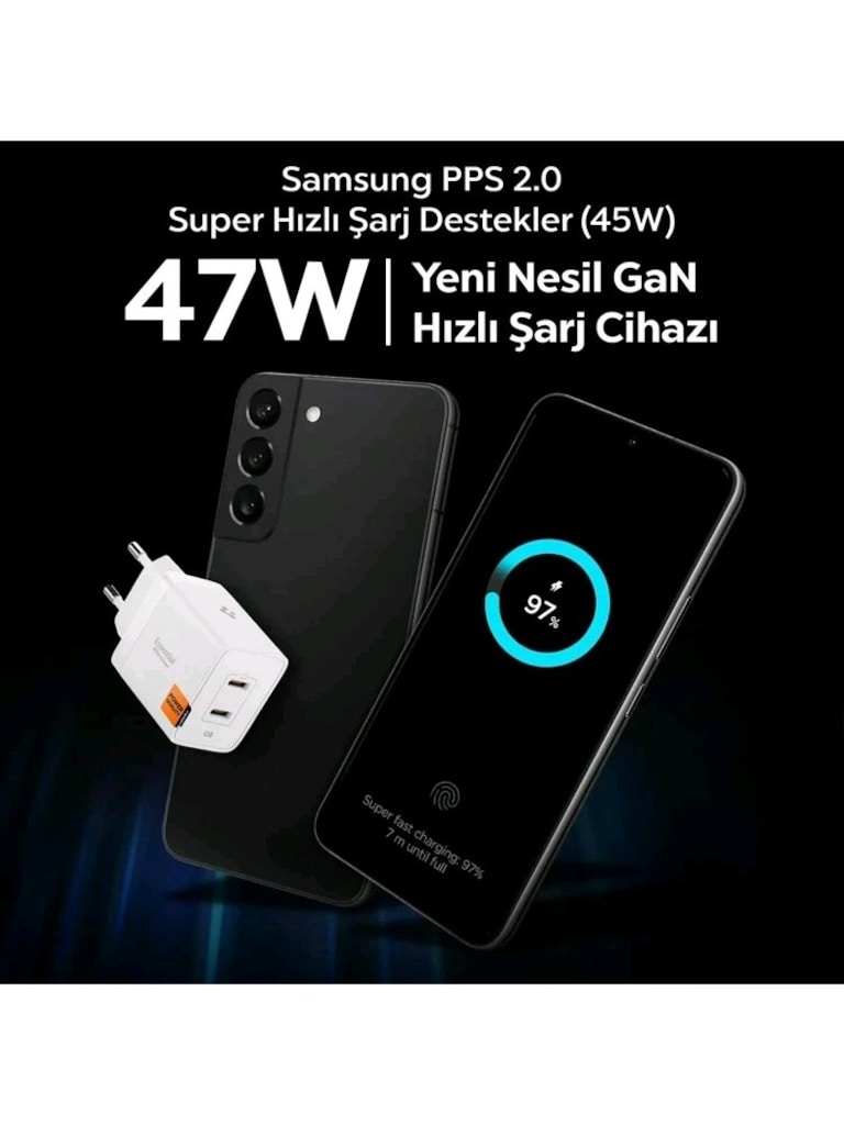 Spigen 47 W Type-C Hızlı Şarj Adaptörü - 4