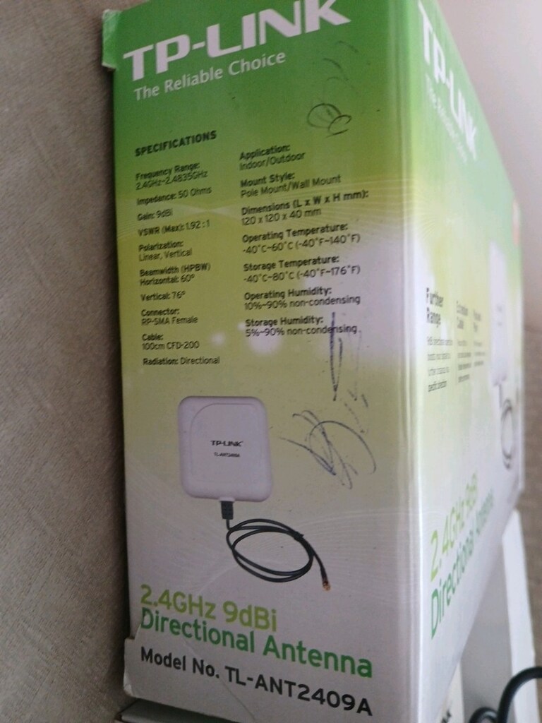 TP-LINK 2.4GHz 9dBi Yönlü Anten Sıfır - 3