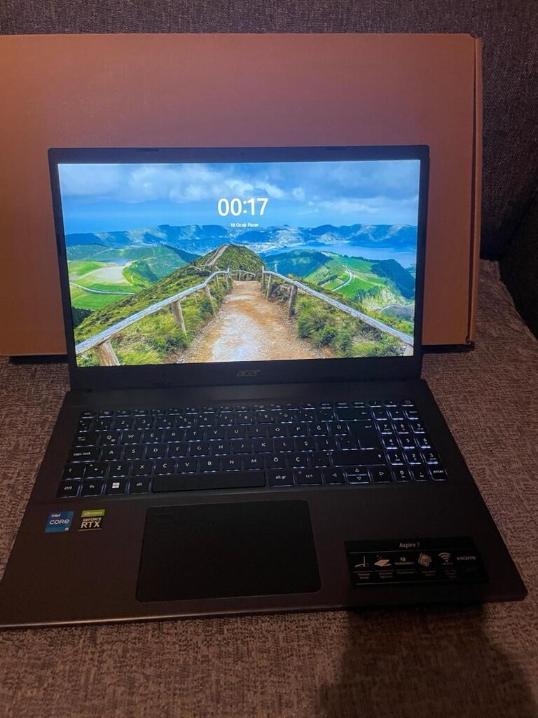 ASPİRE 7 i5 12.nesil 3050 16gb ipad takaslı - 3