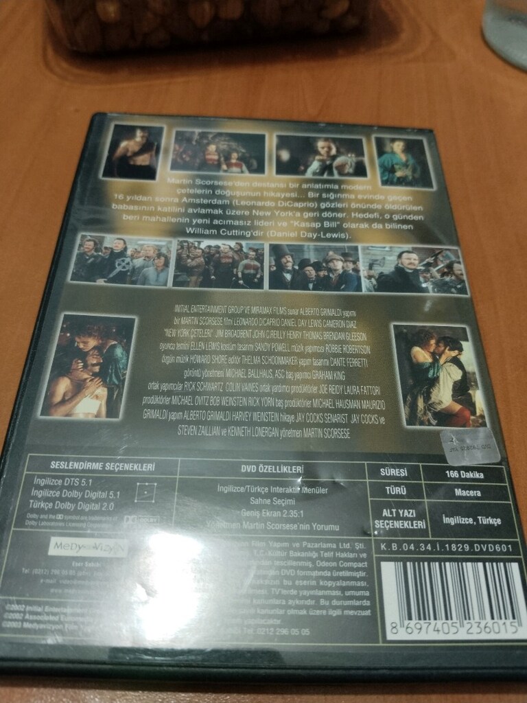 YENİ KUTUSUNDA ORJİNAL YABANCI DVD FİLM ALBÜMLERİ GANGS OF NEW YORK - 2
