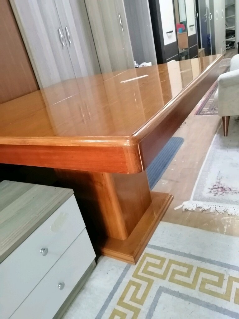 mutfak masası kare kütük masa olarak bilinir - 4