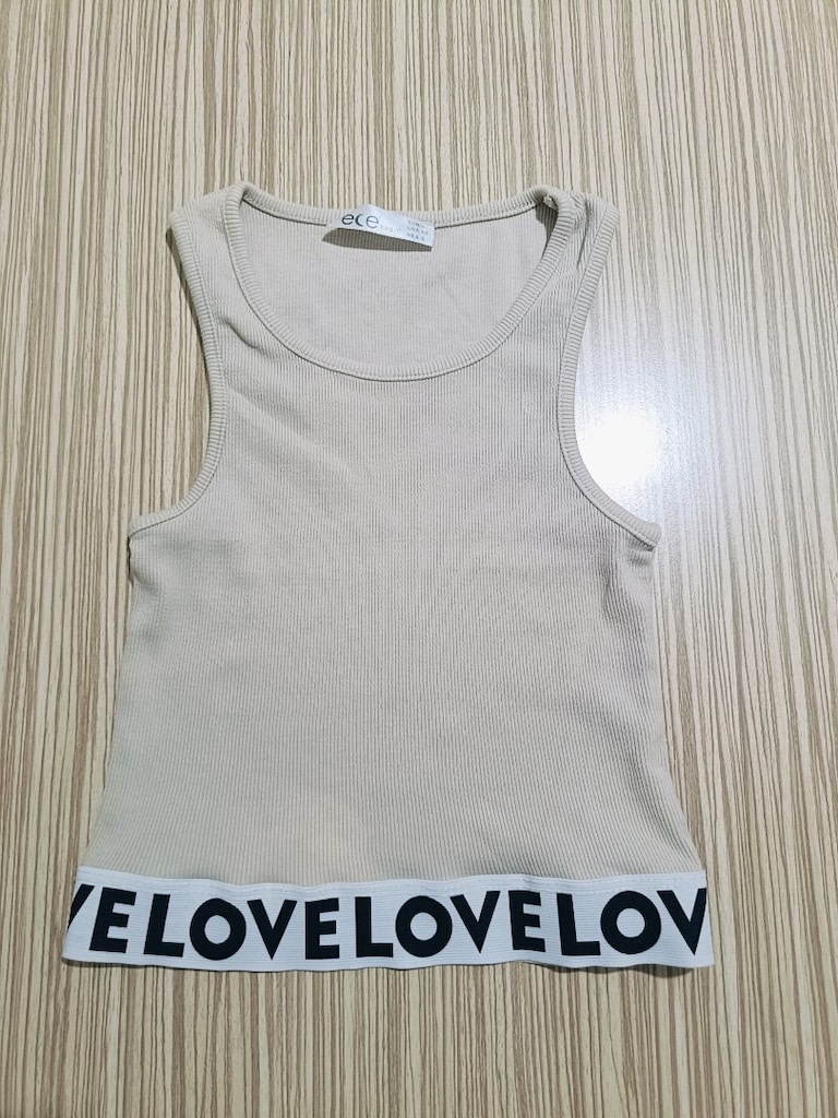 Toplu Yazılık Kadın Bluz Crop S Beden — görsel 3/7