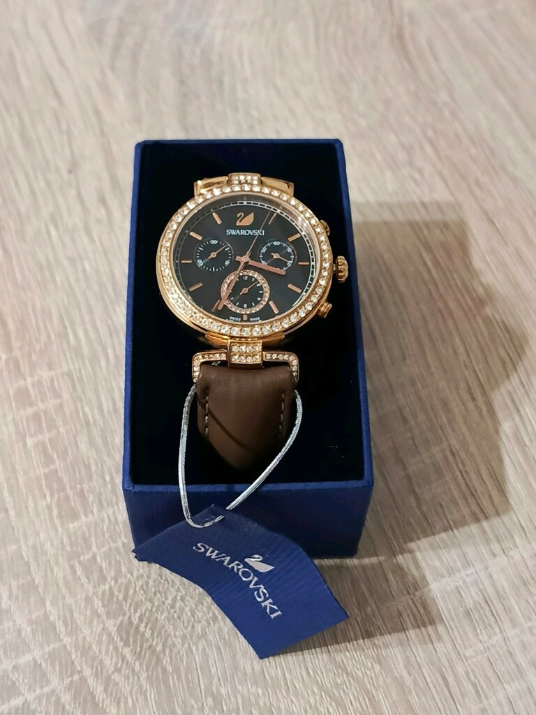SON FİYAT ULTRA NADİR SWAROWSKİ ERA GOLD CHRONOGRAPH - 5