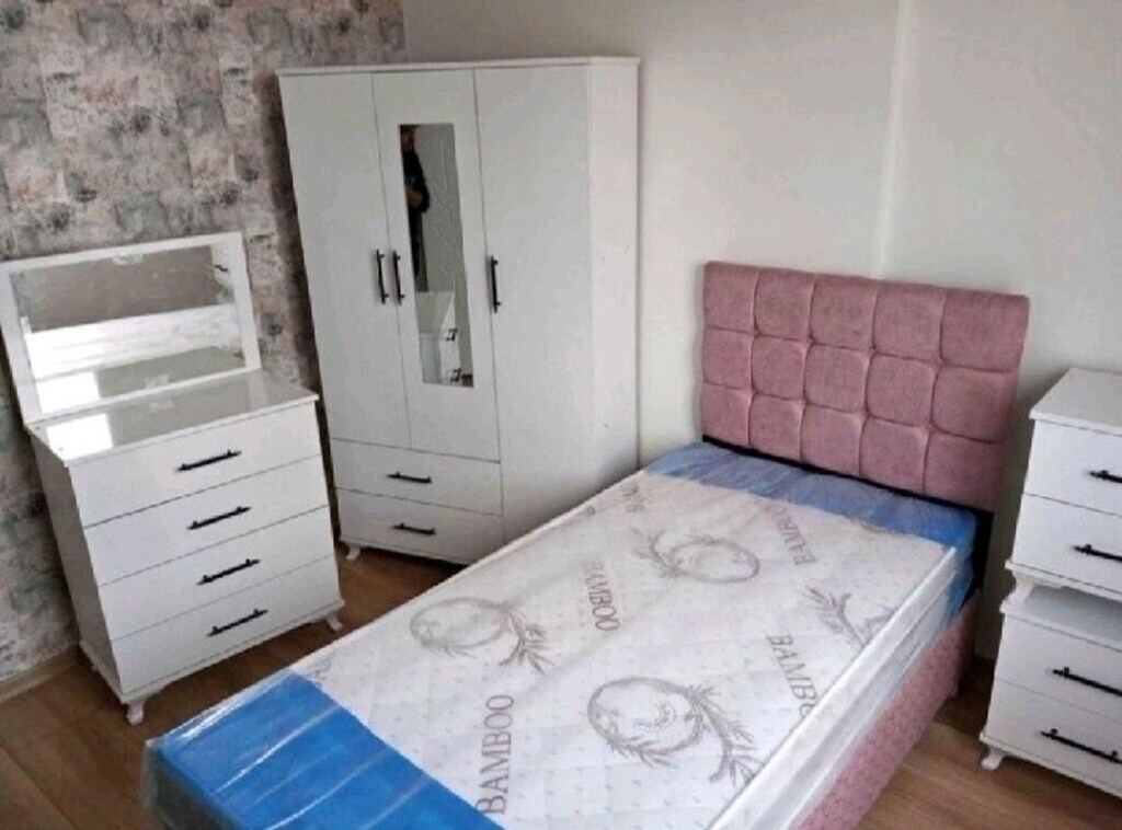SIFIR TEK KİŞİLİK YENİ BAZA BAŞLIK YATAK ŞOK FİYAT - 15