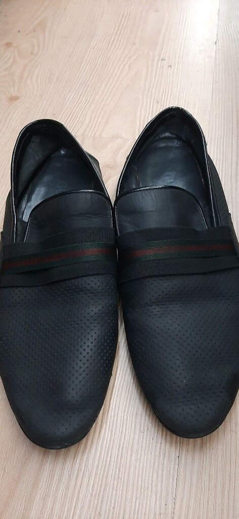 orijinal gucci 43 numara deri ayakkabı - 4