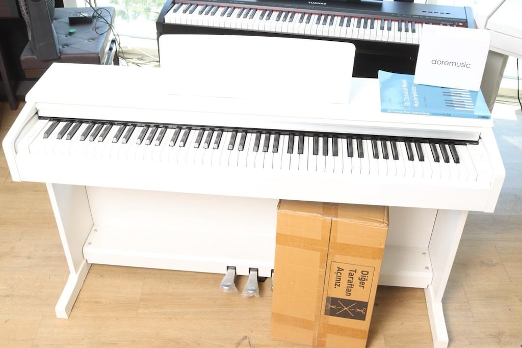 yamaha ydp 145 wh GARANTİLİ dijital piyano tabure acilmamis - 3