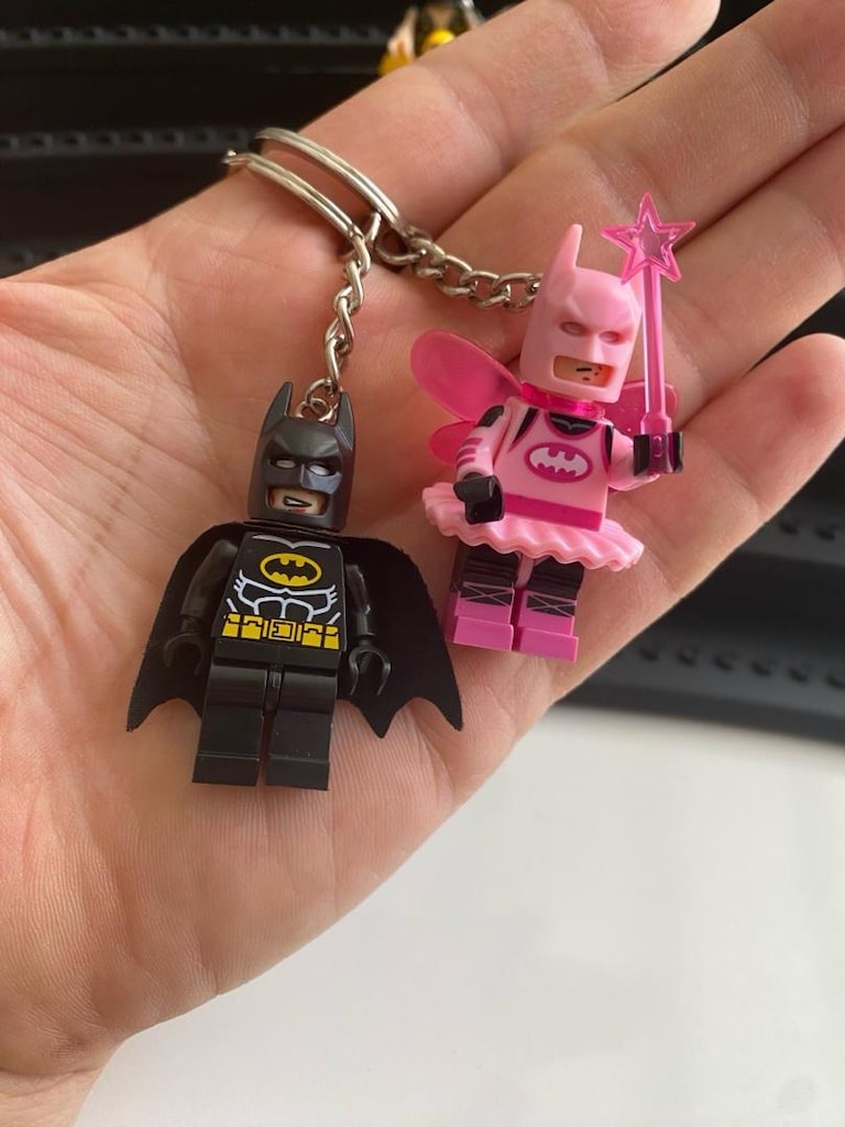 Lego Winnie the Pooh (ayı), Piglet, Eeyore (eşek), Joker Anahtarlık - 3