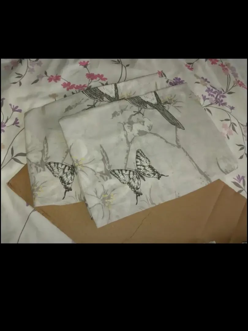Nouvelle marka gri kuş desenli nevresim takımı - 4