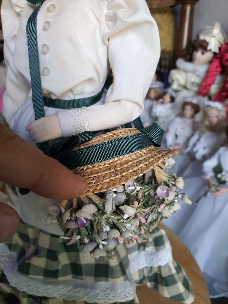 porselen bebek vintage damgalı sertifikalı - 19