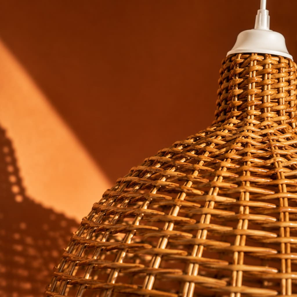 SHINE Rattan Avize 40 cm – Sıfır - 4