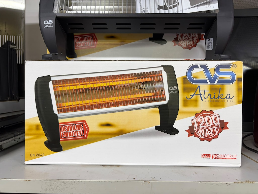 KLAS OFİS PENDİK CVS ATRİKA 1200W ELEKTRİKLİ ISITICI SIFIR - 2