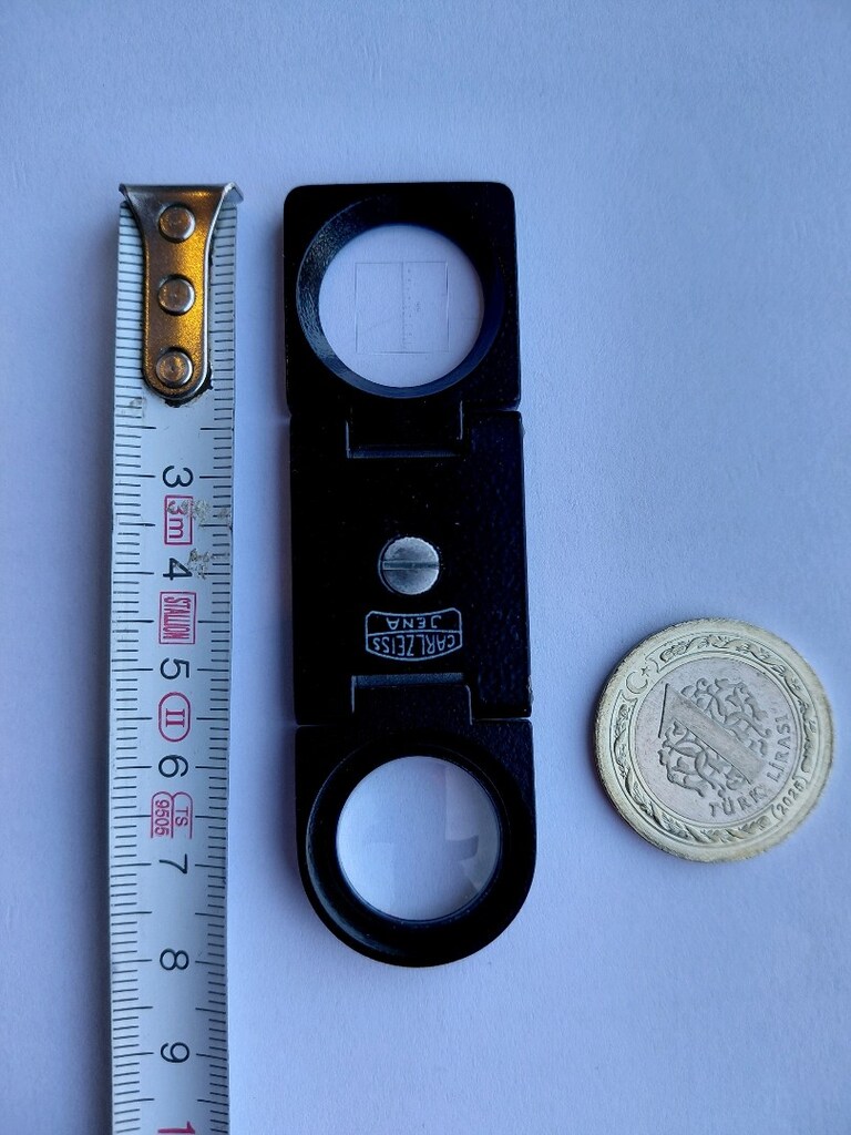 Carla zeiss jena Alman malı kuyumcu büyüteci loop - 9