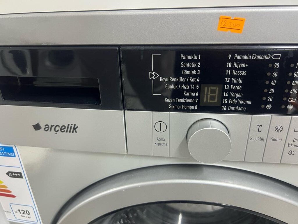 ARÇELİK INOX pıano serisi dijital 8 kg - 4