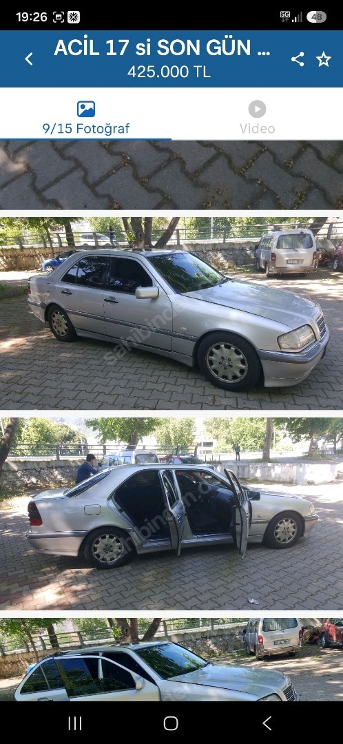 1998 C-200 ELEGANCE KLİMA SUNROOF BENZİN -LPG - 2