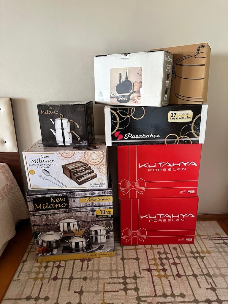 komple set halinde marka ürünler