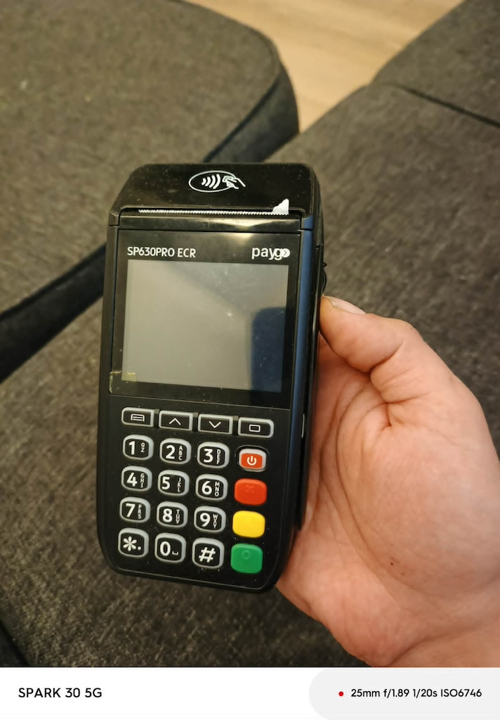 PAYGO YAZARKASA POS CİHAZI NEREDEYSE SIFIR JELATİNLİ - 7