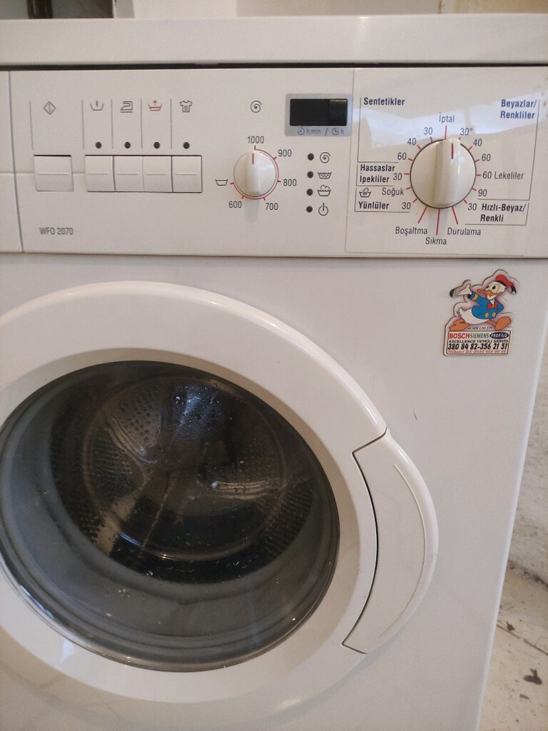 BOSCH MAX 6 KİLO ÇAMAŞIR MAKİNESİ DİJİTAL EKRAN SORUNSUZ TESLİM EDERİM - 2