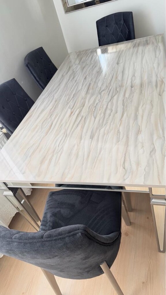 6 kişilik yemek masası takımı - 4