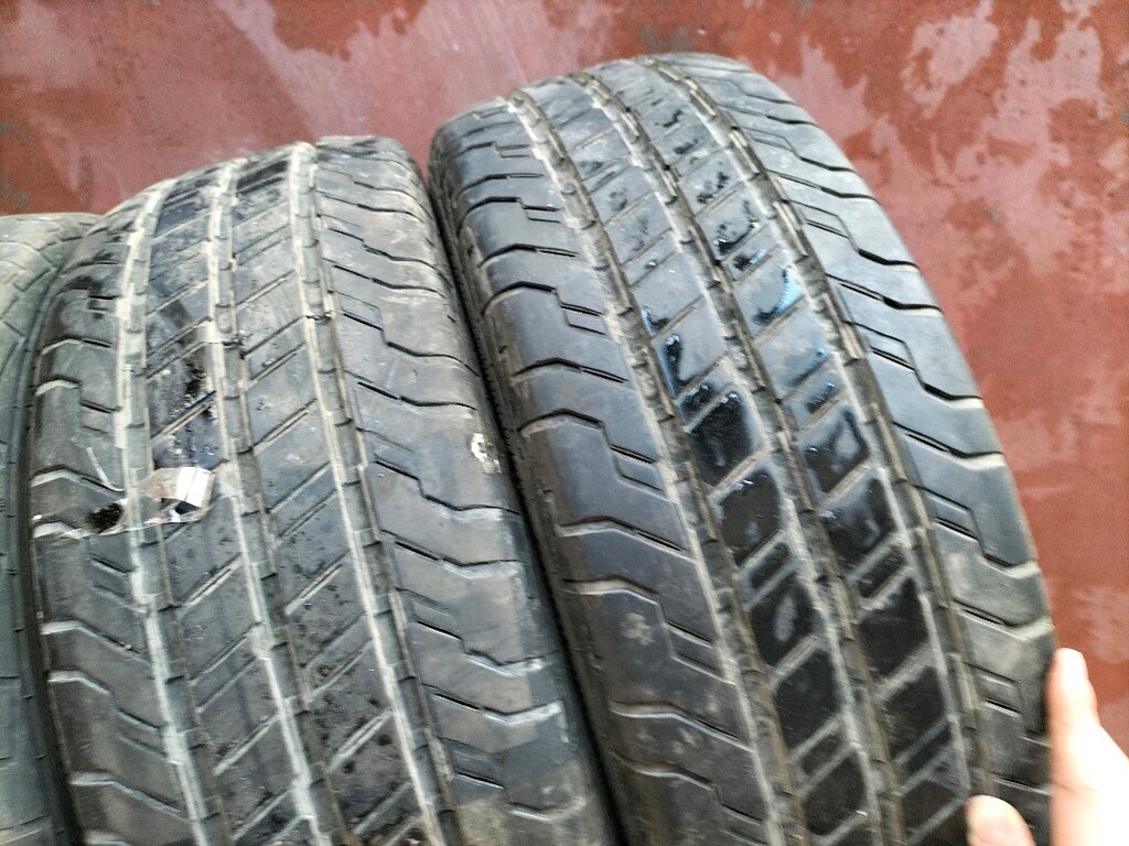 4 adet çıkma lastikler 195/60R16C sıfır gibi lastikler - 5